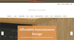 Desktop Screenshot of decibeldesigns.com